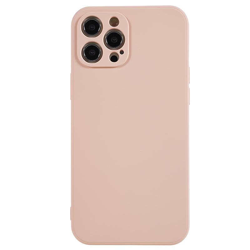 For iPhone 12 Pro Max 6.7 inch Soft TPU Drop-proof Rubberized Cover Fiber Lining Cushion Phone Case For iPhone 12 Pro Max 6.7 inch Soft TPU Drop-proof Rubberized Cover Fiber Lining Cushion Phone Case
